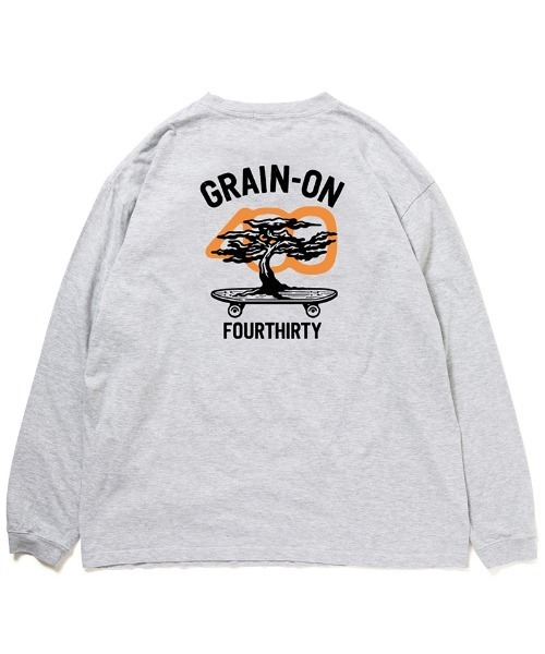 430(フォーサーティ)の「mlt5795-GF ICONS L-S TEE ロングスリーブTシャツ(26-196)(Tシャツ/カットソー・メンズ・ブラック/ホワイト/アッシュ/ネイビー/スミクロ/グリーン・1/2/3/0)」の4枚目の写真