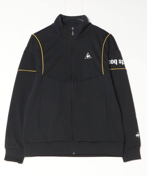 le coq sportif(ルコックスポルティフ)の「ジャージジャケット(ジャージ・メンズ・ブラック/ホワイト・L/M/XL)」の1枚目の写真
