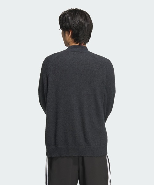 adidas(アディダス)の「KNIT SST / トラックトップ ニット / トラックジャケット / ジャージ / アディダスオリジナルス adidas Originals(ジャージ・メンズ・グレー・XX-LARGE/XX-SMALL/3XL/LARGE/MEDIUM/SMALL/X-LARGE/X-SMALL)」の4枚目の写真