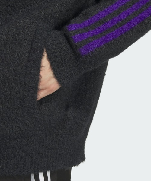 adidas(アディダス)の「KNIT SST / トラックトップ ニット / トラックジャケット / ジャージ / アディダスオリジナルス adidas Originals(ジャージ・メンズ・グレー・XX-LARGE/XX-SMALL/3XL/LARGE/MEDIUM/SMALL/X-LARGE/X-SMALL)」の6枚目の写真