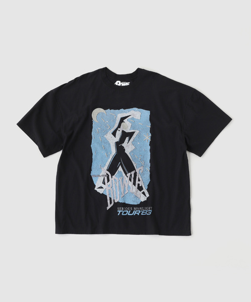 KATHARINE HAMNETT(キャサリンハムネット)の「KATHARINE HAMNETT / キャサリン ハムネット LETS dance/DB *KH(Tシャツ/カットソー・メンズ・ブラック・MEDIUM)」の1枚目の写真