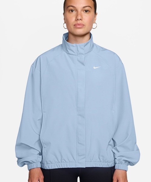 NIKE(ナイキ)の「NIKE ナイキ ワン DF ウーヴン ジャケット(ナイロンジャケット・レディース・ブルー・L/M/S)」の1枚目の写真