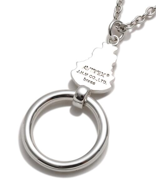 AVIREX(アヴィレックス)の「《AVIREX by J.H.M CO.,LTD.》VARSITY ARCHIVES CROWN & LION GLASS HOLDER NECKLESS / バーシティーアーカイブ クラウン&ライオン グラスホルダー ネックレス / アヴィレックス / JAM HOME MADE / ジャムホームメイド(ネックレス・メンズ・シルバー・FREE)」の4枚目の写真