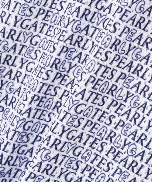 PEARLY GATES(パーリーゲイツ)の「【PEARLY GATES】ランダムロゴ柄KAZEメッシュ半袖ポロシャツ(ポロシャツ・メンズ・ダークインディゴブルー/ピンク系その他/ホワイト系その他・LARGE/X-LARGE/MEDIUM)」の10枚目の写真