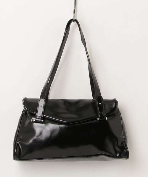 folka(フォルカ)の「GC 7D51-NK スクエアフラップバッグ(ハンドバッグ・レディース・ブラック・ONESIZE)」の1枚目の写真