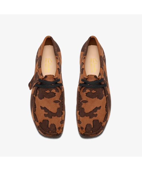 Clarks(クラークス)の「WallabeeEVOSh/ワラビーエヴォシューズ(カウプリント)(モカシン/デッキシューズ・レディース・アニマル・UK6/UK3/UK3.5/UK4/UK4.5/UK5/UK5.5)」の6枚目の写真