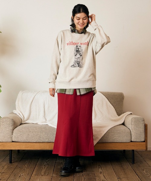 RIKKA FEMME(リッカファム)の「RIKKA FEMME/リッカファム 長袖 シャツ チェック柄 ネルシャツ ウエストリボン RF6F-2602(シャツ/ブラウス・レディース・カーキ/マスタード/ピンク・FREE)」の10枚目の写真