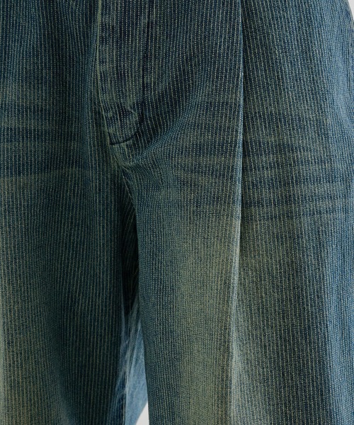 EPNK(イーピーエヌケー)の「Baggy hickory denim / バギーヒッコリーデニム(デニムパンツ・メンズ・インディゴブルー/ブラック・SMALL/MEDIUM/LARGE)」の22枚目の写真