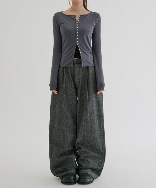 EPNK(イーピーエヌケー)の「Baggy hickory denim / バギーヒッコリーデニム(デニムパンツ・メンズ・インディゴブルー/ブラック・SMALL/MEDIUM/LARGE)」の6枚目の写真