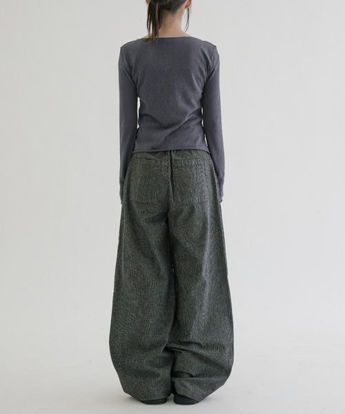 EPNK(イーピーエヌケー)の「Baggy hickory denim / バギーヒッコリーデニム(デニムパンツ・メンズ・インディゴブルー/ブラック・SMALL/MEDIUM/LARGE)」の8枚目の写真