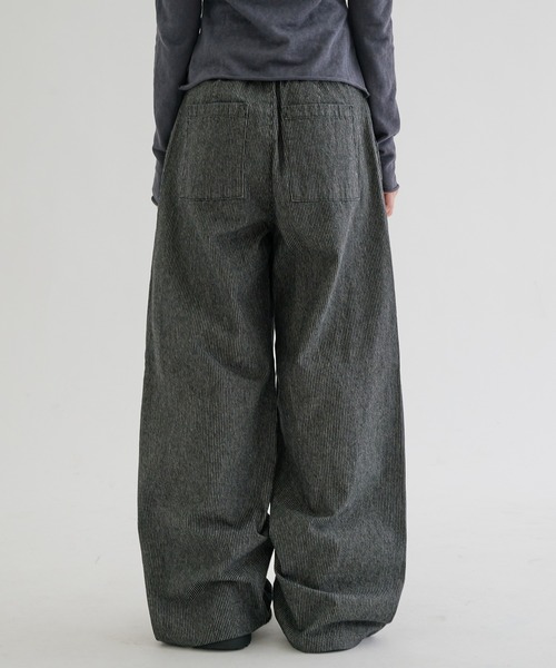 EPNK(イーピーエヌケー)の「Baggy hickory denim / バギーヒッコリーデニム(デニムパンツ・メンズ・インディゴブルー/ブラック・SMALL/MEDIUM/LARGE)」の5枚目の写真
