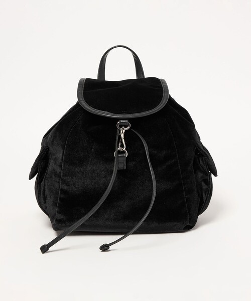 BEAUTY&YOUTH UNITED ARROWS(ビューティーアンドユースユナイテッドアローズ)の「ベルベット ミニ リュック(バックパック/リュック・レディース・ブラック/ダークブラウン・FREE)」の19枚目の写真