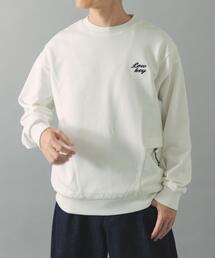 サイドストレージ裏毛スウェットトップス