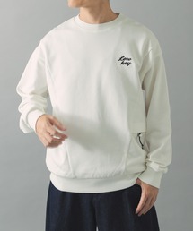 サイドストレージ裏毛スウェットトップス