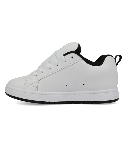 DC SHOES(ディーシーシューズ)の「DC SHOES メンズ COURT GRAFFIK シューズ 【2026年秋冬モデル】/ロゴスニーカー(スニーカー・メンズ・ホワイト系その他/ブラック系その他・26cm/26.5cm/27cm/27.5cm/28cm/29cm)」の3枚目の写真