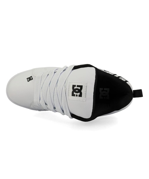 DC SHOES(ディーシーシューズ)の「DC SHOES メンズ COURT GRAFFIK シューズ 【2026年秋冬モデル】/ロゴスニーカー(スニーカー・メンズ・ホワイト系その他/ブラック系その他・26cm/26.5cm/27cm/27.5cm/28cm/29cm)」の4枚目の写真