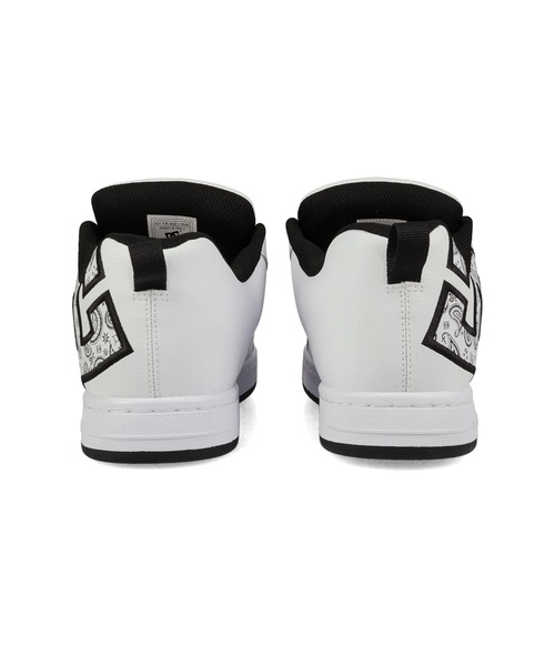 DC SHOES(ディーシーシューズ)の「DC SHOES メンズ COURT GRAFFIK シューズ 【2026年秋冬モデル】/ロゴスニーカー(スニーカー・メンズ・ホワイト系その他/ブラック系その他・26cm/26.5cm/27cm/27.5cm/28cm/29cm)」の6枚目の写真