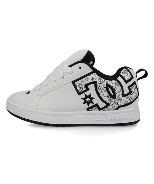 DC SHOES(ディーシーシューズ)の「DC SHOES メンズ COURT GRAFFIK シューズ 【2026年秋冬モデル】/ロゴスニーカー(スニーカー・メンズ・ホワイト系その他/ブラック系その他・26cm/26.5cm/27cm/27.5cm/28cm/29cm)」の7枚目の写真