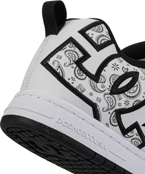 DC SHOES(ディーシーシューズ)の「DC SHOES メンズ COURT GRAFFIK シューズ 【2026年秋冬モデル】/ロゴスニーカー(スニーカー・メンズ・ホワイト系その他/ブラック系その他・26cm/26.5cm/27cm/27.5cm/28cm/29cm)」の9枚目の写真