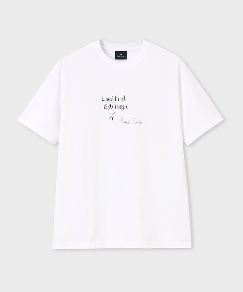PS Paul Smith(ピーエスポールスミス)の「"Limited Edition" 半袖Tシャツ / 262558 011R(Tシャツ/カットソー・メンズ・ホワイト・X-LARGE/LARGE/MEDIUM)」の1枚目の写真