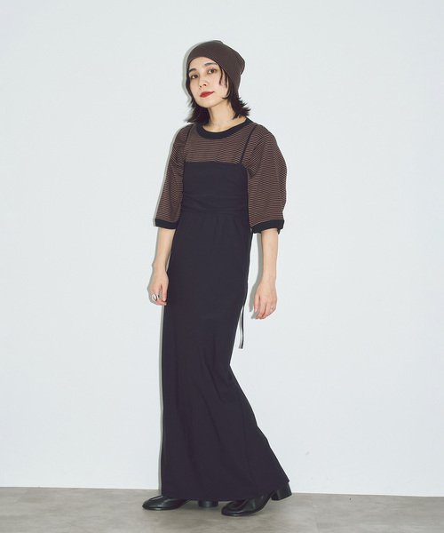 CITYSHOP(シティーショップ)の「《追加2》2WAY CAMI DRESS:ワンピース(ワンピース・レディース・ブラック・38/36)」の14枚目の写真