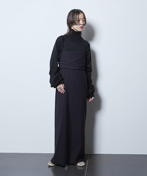 CITYSHOP(シティーショップ)の「《追加2》2WAY CAMI DRESS:ワンピース(ワンピース・レディース・ブラック・38/36)」の17枚目の写真