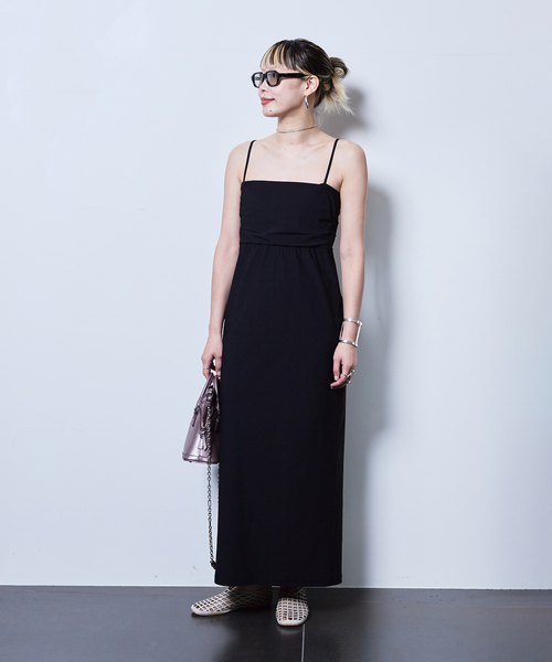 CITYSHOP(シティーショップ)の「《追加2》2WAY CAMI DRESS:ワンピース(ワンピース・レディース・ブラック・38/36)」の19枚目の写真