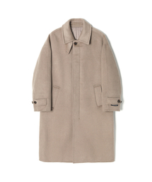 男女共用セミオーバーバルマカンコート (DK-BEIGE) (HBAHCA1)