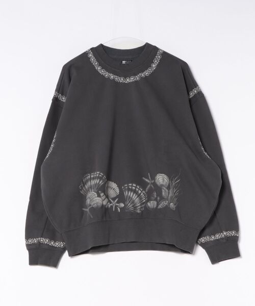 BILLABONG(ビラボン)の「BILLABONG ウィメンズ SEA TREASURE KENDAL CREW FLC トレーナー 【2026年秋冬モデル】/ビラボンプルオーバースウェット(スウェット・レディース・ブラック系その他・MEDIUM)」の2枚目の写真