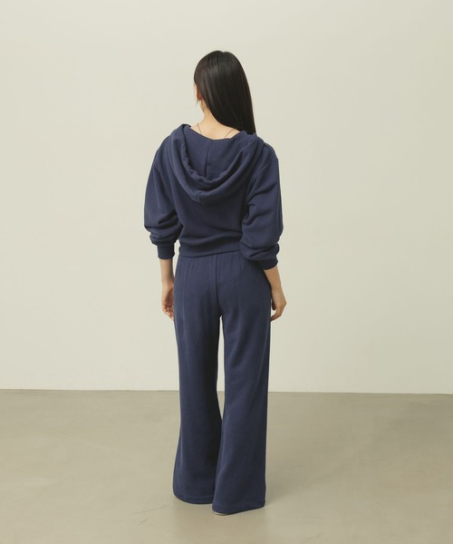 Champion（チャンピオン）の「【Champion(チャンピオン）】ワイドスウェットパンツ（スウェットパンツ・レディース・ネイビー/オートミール・FREE）」の21枚目の写真