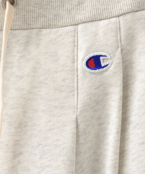Champion（チャンピオン）の「【Champion(チャンピオン）】ワイドスウェットパンツ（スウェットパンツ・レディース・ネイビー/オートミール・FREE）」の5枚目の写真