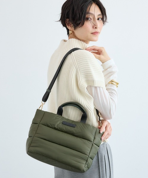 BARNYARDSTORM（バンヤードストーム）の「BARNYARDSTORM / 軽量2WAYパフトートBAG【撥水 / WEB限定カラー】（トートバッグ・レディース・ブラック/レッド/カーキ/ブラウン・FREE）」の10枚目の写真