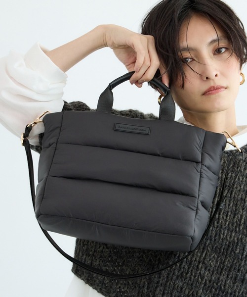 BARNYARDSTORM（バンヤードストーム）の「BARNYARDSTORM / 軽量2WAYパフトートBAG【撥水 / WEB限定カラー】（トートバッグ・レディース・ブラック/レッド/カーキ/ブラウン・FREE）」の22枚目の写真