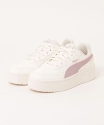 PUMA プーマ COURT LALLY SKYE レディース厚底スニーカー(コートラリースカイ) 400368 17 ウォームホワイト/ミスティピンク/ホワイト