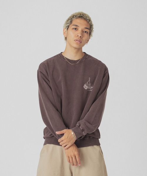 XLARGE(エクストララージ)の「MONKEY WRENCHERS CREWNECK SWEATSHIRT(スウェット・メンズ・ブラウン/ブラック/パープル・XL/S/L/M)」の8枚目の写真