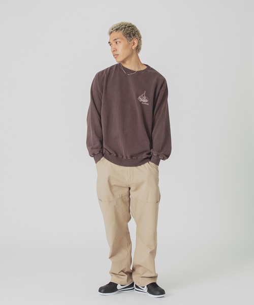 XLARGE(エクストララージ)の「MONKEY WRENCHERS CREWNECK SWEATSHIRT(スウェット・メンズ・ブラウン/ブラック/パープル・XL/S/L/M)」の9枚目の写真