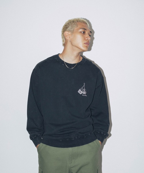 XLARGE(エクストララージ)の「MONKEY WRENCHERS CREWNECK SWEATSHIRT(スウェット・メンズ・ブラウン/ブラック/パープル・XL/S/L/M)」の19枚目の写真