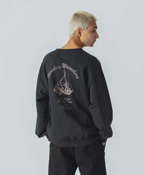 XLARGE(エクストララージ)の「MONKEY WRENCHERS CREWNECK SWEATSHIRT(スウェット・メンズ・ブラウン/ブラック/パープル・XL/S/L/M)」の22枚目の写真