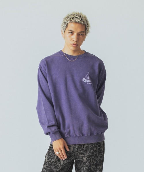 XLARGE(エクストララージ)の「MONKEY WRENCHERS CREWNECK SWEATSHIRT(スウェット・メンズ・ブラウン/ブラック/パープル・XL/S/L/M)」の16枚目の写真