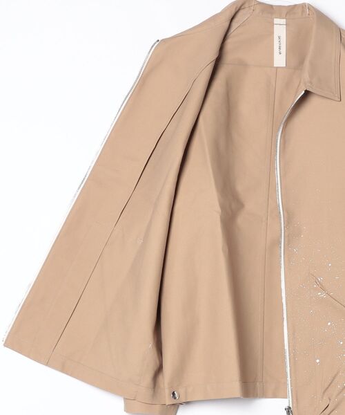 SHINYAKOZUKA（シンヤコヅカ）の「【SHINYAKOZUKA】 his work blouse with powderfall（ブルゾン・メンズ・ベージュ・MEDIUM）」の8枚目の写真