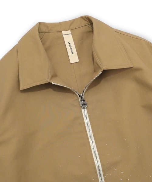 SHINYAKOZUKA（シンヤコヅカ）の「【SHINYAKOZUKA】 his work blouse with powderfall（ブルゾン・メンズ・ベージュ・MEDIUM）」の2枚目の写真