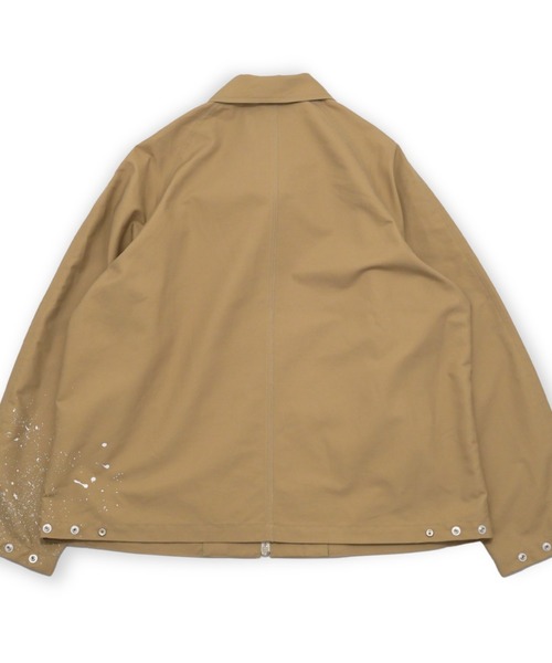 SHINYAKOZUKA（シンヤコヅカ）の「【SHINYAKOZUKA】 his work blouse with powderfall（ブルゾン・メンズ・ベージュ・MEDIUM）」の6枚目の写真