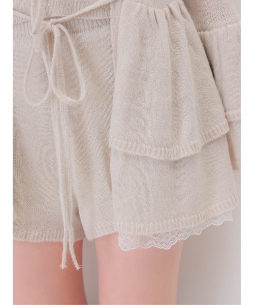 M me eme(エムミーエメ)の「Airy frill knit three piece setup(eme11167)(ワンピース・レディース・ピンク/アイボリー・FREE)」の18枚目の写真
