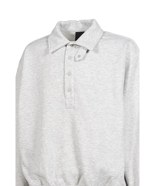 DAIWA PIER39(ダイワピア39)の「TECH SWEAT SNAP PULLOVER(スウェット・メンズ・グレー/ライトブラウン/ダークブラック・LARGE/MEDIUM/X-LARGE/SMALL)」の6枚目の写真