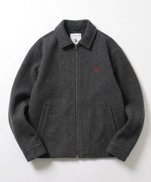 2026AW U.S. POLO ASSN./ユーエスポロアッス フェイクウール メルトン