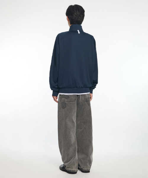 NOMANUAL(NOMANUAL)の「刺繍トライバルトラックトップ - ネイビー(ナイロンジャケット・レディース・その他・SMALL/MEDIUM/LARGE)」の4枚目の写真