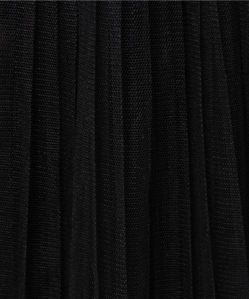 Re:EDIT（リエディ）の「[Re:EDIT/リエディ]＜2016 SS春新作＞[リエディオリジナル]ロング丈プリーツチュールスカート（スカート・レディース・ベージュ/ネイビー/ホワイト/ブラック/グレー・MEDIUM）」の13枚目の写真