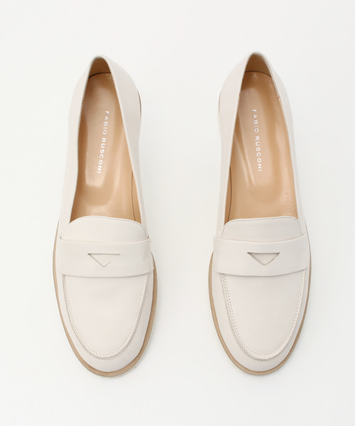 FABIO RUSCONI（ファビオルスコーニ）の「シャークソールレザーローファー（ローファー・レディース・ブラック/ホワイト・36/37/38）」の7枚目の写真