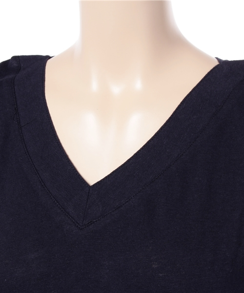 MOUSSY（マウジー）の「LINEN SPINDLE TOPS J（タンクトップ・レディース・ホワイト/ブラウン/ネイビー・FREE）」の7枚目の写真