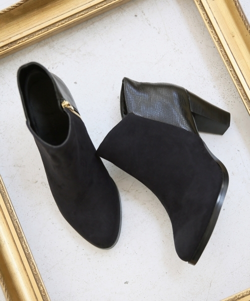 GLOBAL WORK（グローバルワーク）の「ZIPブーティー/726550（ブーツ・レディース・ブラウン/ネイビー/ブラック・SMALL/LARGE/MEDIUM）」の3枚目の写真